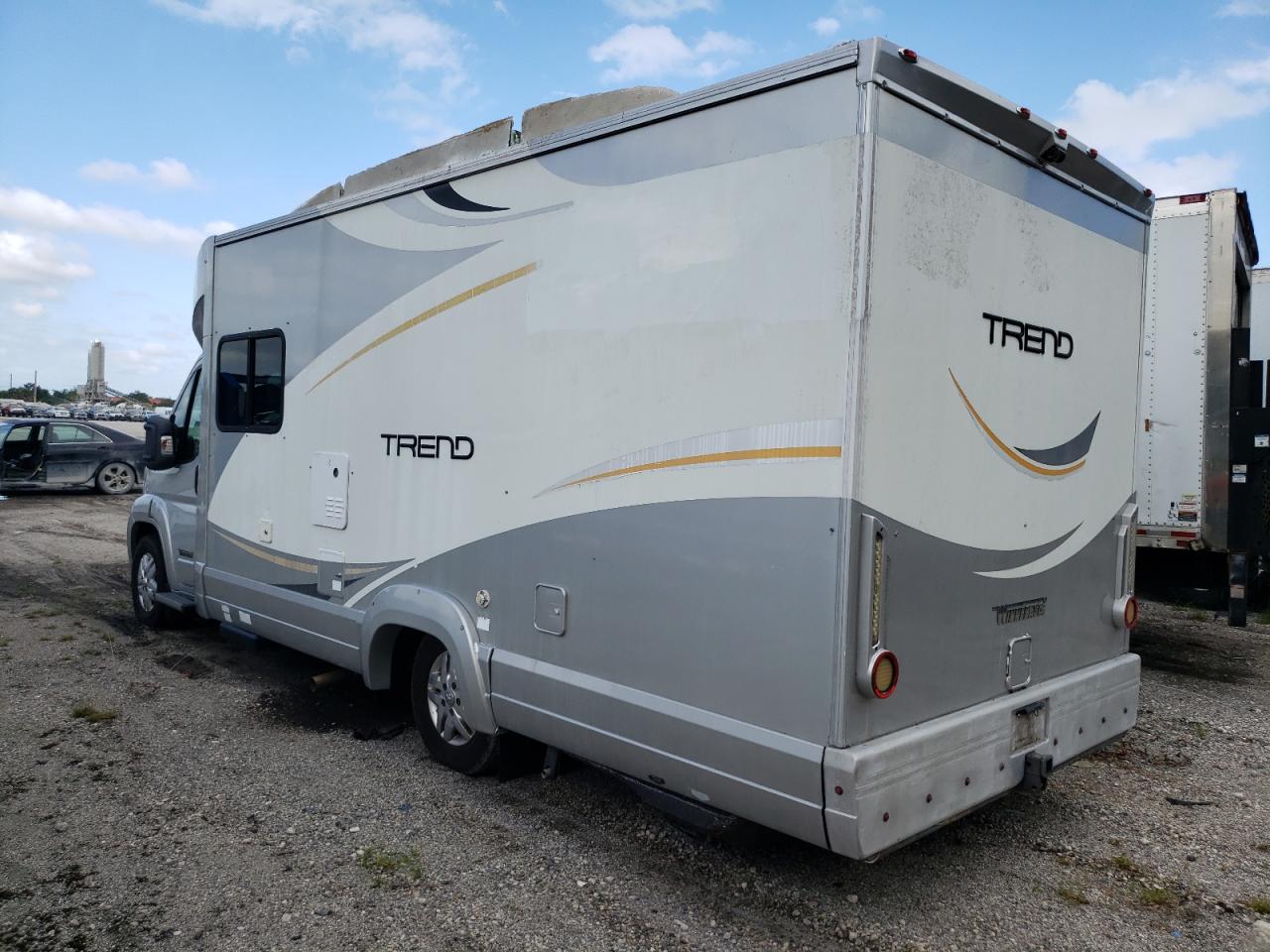 2016 Winnebago Trend VIN 3C7WRVLD3FE507280 COPART salvage auction — Water/Flood, FL - CERTIFICATE OF TITLE, sold $9,900 on 2026-01-06 (photo 2)
