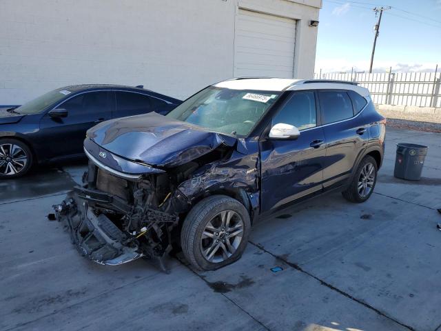 2021 Kia Seltos VIN KNDEUCAA1M7202801 COPART salvage auction — FRONT END, Ut - Salvage Certificate, sold $150 on 2026-07-27 (photo 1)
