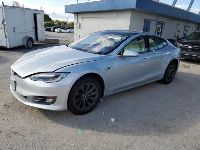 2017 Tesla VIN 5YJSA1E20HF218801 — COPART salvage auction photo