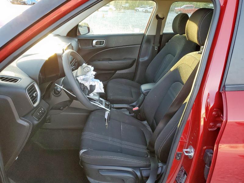 2020 Hyundai Venue VIN KMHRC8A35LU017150 COPART salvage auction — FRONT END, Tx - Salvage Vehicle Title, sold $2,250 on 2026-07-24 (photo 7)