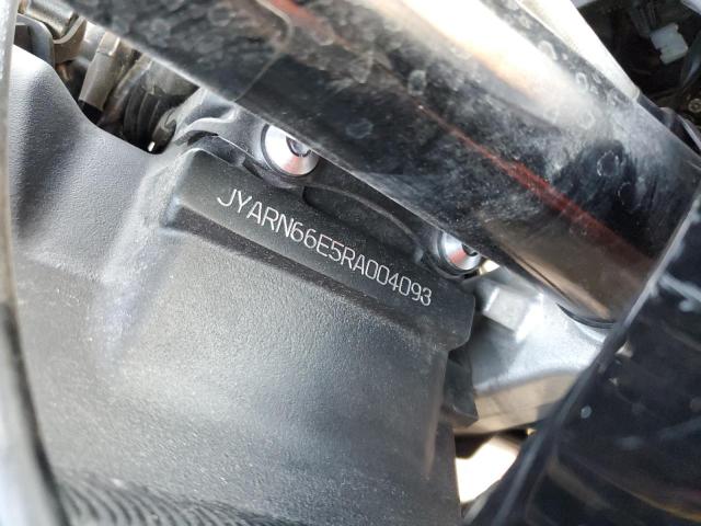 2024 Yamaha Yzf1000 VIN JYARN66E5RA004093 COPART salvage auction — Rear End, AZ - CERT OF TITLE - SALVAGE, sold $8,800 on 2026-01-22 (photo 9)