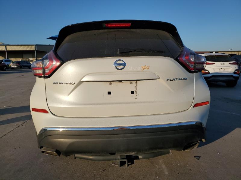 2015 Nissan Murano VIN 5N1AZ2MG8FN273756 COPART salvage auction — FRONT END, Tx - Salvage Vehicle Title, sold $950 on 2026-07-09 (photo 6)