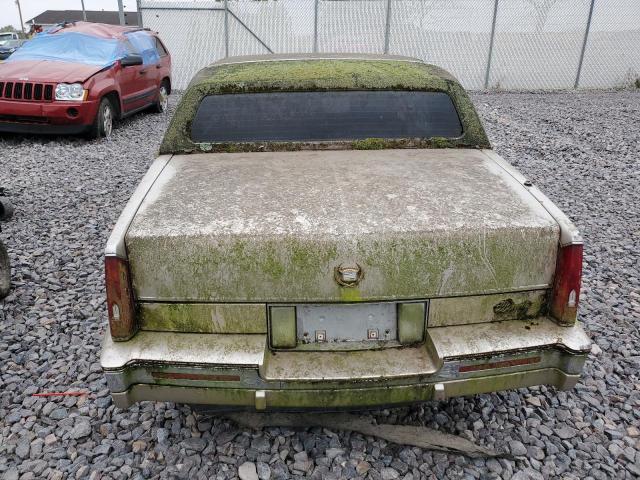 1989 Cadillac Eldorado VIN 1G6EL1156KU610304 COPART salvage auction — WATER/FLOOD, Ca - Certificate Of Title, sold $300 on 2026-07-07 (photo 6)