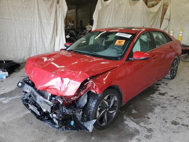 2022 Hyundai Elantra VIN 5NPLN4AG4NH062688 COPART salvage auction — FRONT END, Tn - Salvage Certificate, sold $1,700 on 2026-07-28 (photo 1)