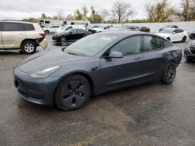 2023 Tesla Model 3 VIN 5YJ3E1EA7PF680965 COPART salvage auction — REAR END, ID - SALVAGE CERTIFICATE OF TITLE, sold $8,200 on 2026-07-02 (photo 1)