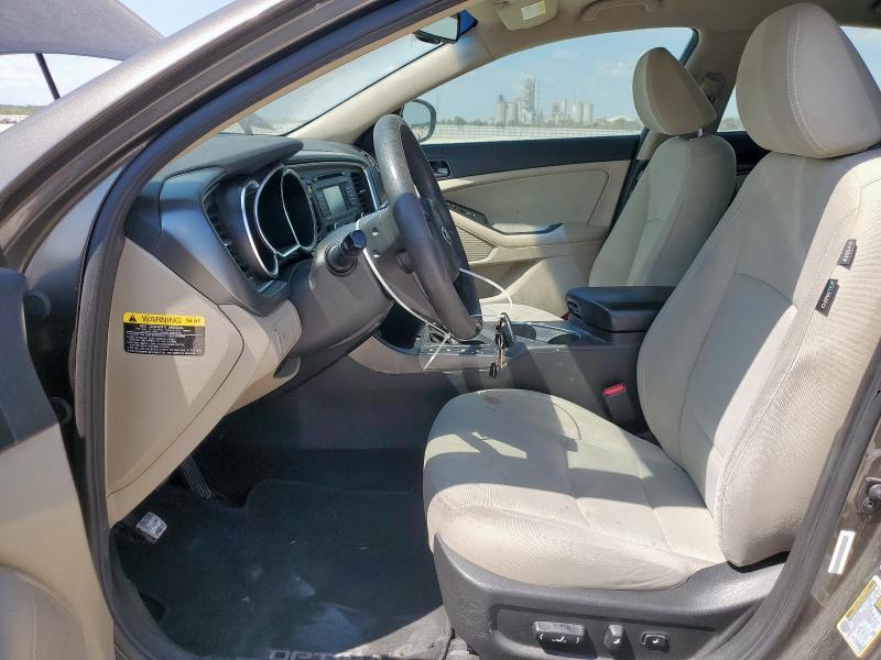 2015 Kia Optima VIN 5XXGM4A7XFG392899 COPART salvage auction — MECHANICAL, Fl - Certificate Of Title, sold $900 on 2026-07-02 (photo 7)