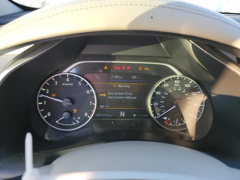 2015 Nissan Murano VIN 5N1AZ2MG8FN273756 COPART salvage auction — FRONT END, Tx - Salvage Vehicle Title, sold $950 on 2026-07-09 (photo 9)