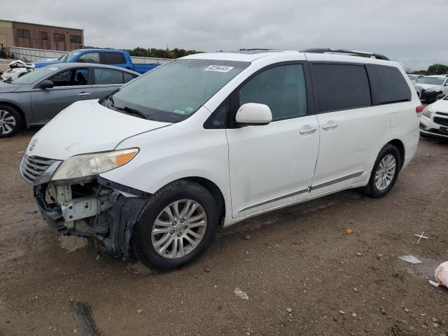 2012 Toyota Sienna VIN 5TDYK3DC4CS208158 COPART salvage auction — FRONT END, Salvage Title, sold $100 on 2026-07-28 (photo 1)