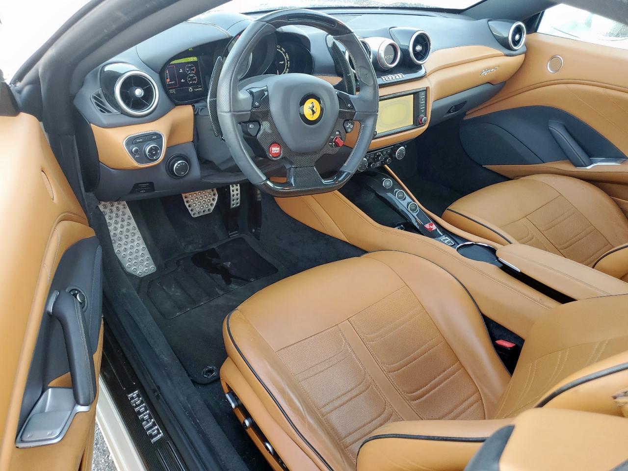 2016 Ferrari California T VIN ZFF77XJA2G0214672 COPART salvage auction — Water/Flood, NC - SALVAGE CERT-WATER/FLOOD DAMAG, sold $57,500 on 2025-12-30 (photo 8)