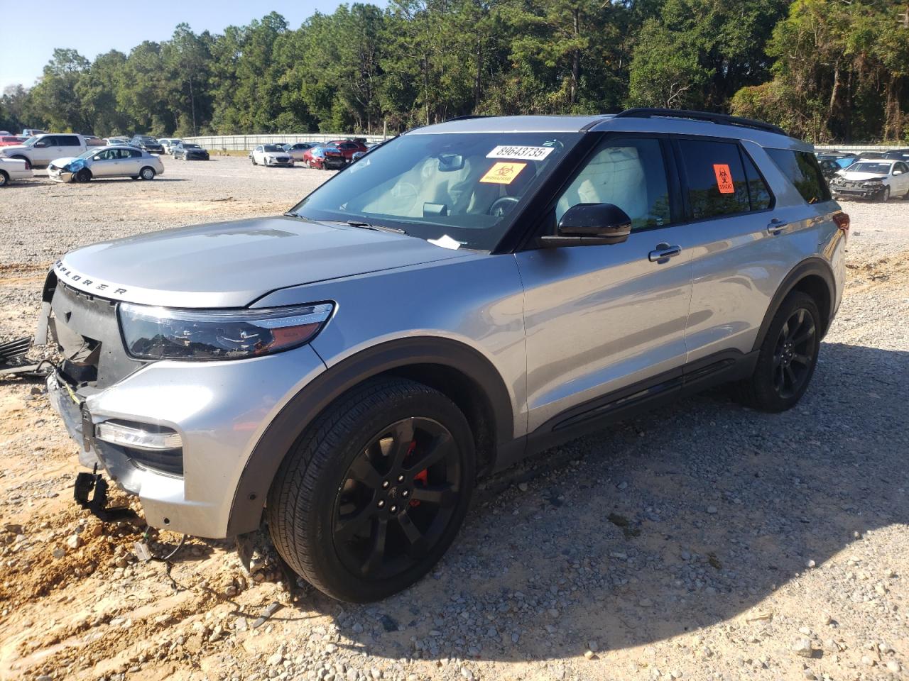 2021 Ford Explorer VIN 1FM5K8GC0MGA77863 — COPART salvage auction photo