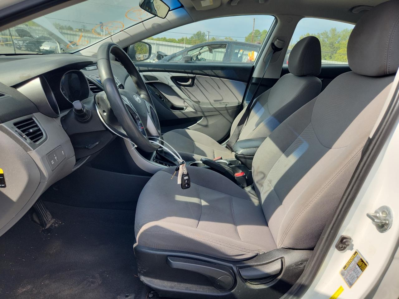 2014 Hyundai Elantra VIN 5NPDH4AE4EH462423 COPART salvage auction — Front End, LA - PERMIT TO SELL, sold $1,400 on 2026-07-09 (photo 7)
