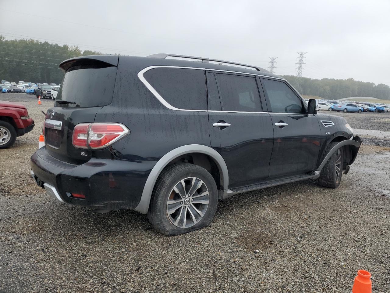 2017 Nissan Armada VIN JN8AY2NC0H9502062 COPART salvage auction — Front End, TN - SALVAGE CERTIFICATE, sold $3,750 on 2026-06-30 (photo 3)