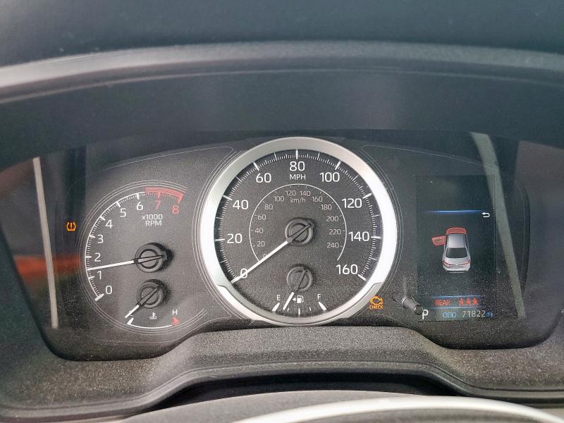 2022 Toyota Corolla VIN JTDEPMAE9N3008896 COPART salvage auction — UNDERCARRIAGE, Tx - Salvage Vehicle Title, sold $5,900 on 2026-07-02 (photo 9)