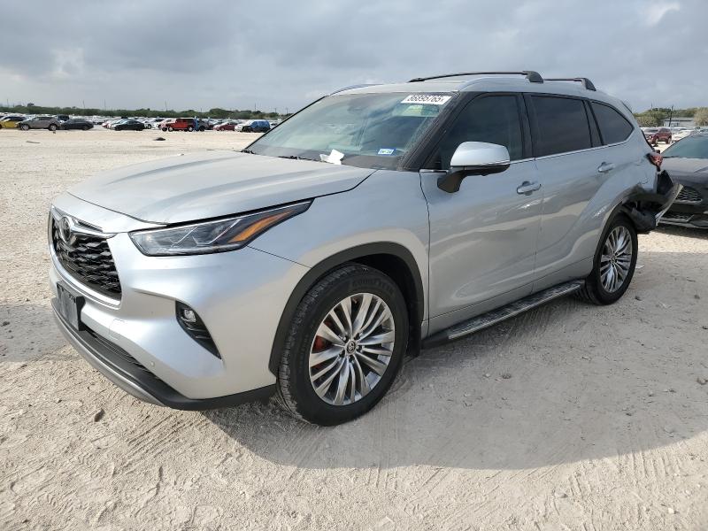 2023 Toyota Highlander VIN 5TDKDRAH7PS046535 COPART salvage auction — REAR END, Tx - Salvage Vehicle Title, sold $13,600 on 2026-07-02 (photo 1)