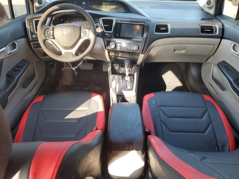 2014 Honda Civic VIN 2HGFB2F83EH529332 COPART salvage auction — REAR END, Tx - Cert Of Title-Rebuilt Salvage, sold $1,650 on 2026-07-02 (photo 8)
