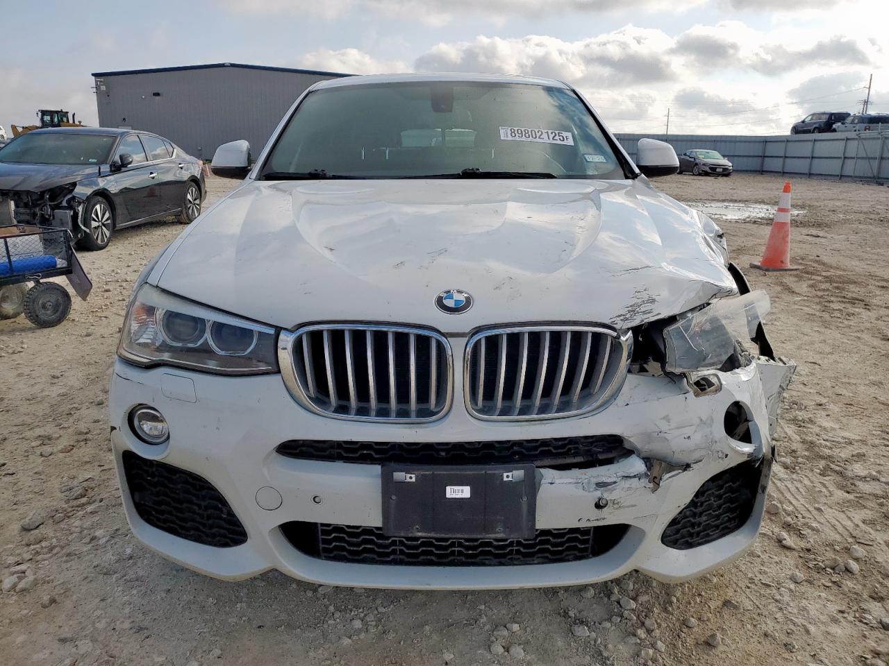 2016 BMW X4 VIN 5UXXW3C59G0M90324 COPART salvage auction — Front End, TX - SALVAGE VEHICLE TITLE (P), sold $2,700 on 2026-07-09 (photo 5)