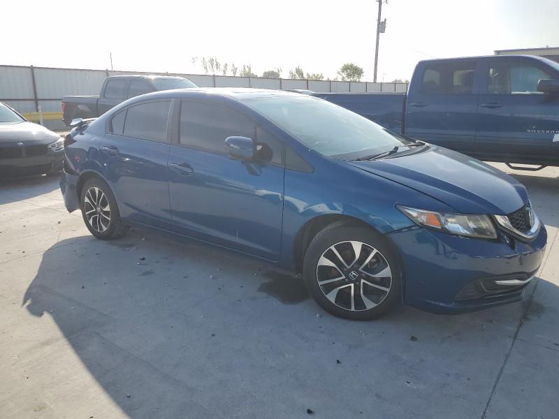 2014 Honda Civic VIN 2HGFB2F83EH529332 COPART salvage auction — REAR END, Tx - Cert Of Title-Rebuilt Salvage, sold $1,650 on 2026-07-02 (photo 4)