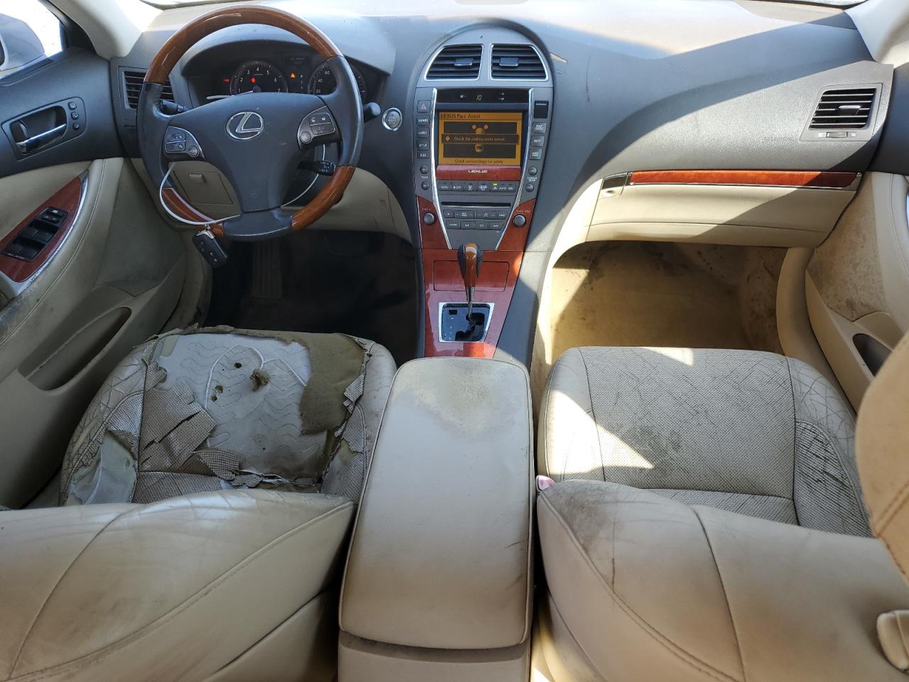 2010 Lexus ES VIN JTHBK1EG3A2370958 COPART salvage auction — Front End, CA - DIS/DLR/EXP ONLY CLEAN TITLE, sold $1,250 on 2025-11-05 (photo 8)