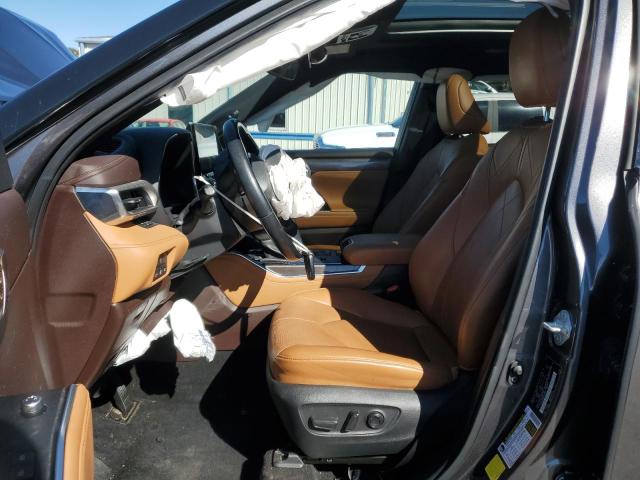 2022 Toyota Highlander VIN 5TDFZRAH7NS122528 COPART salvage auction — Front End, AL - CERT OF TITLE-SALVAGE TITLE, sold $17,700 on 2025-12-08 (photo 7)