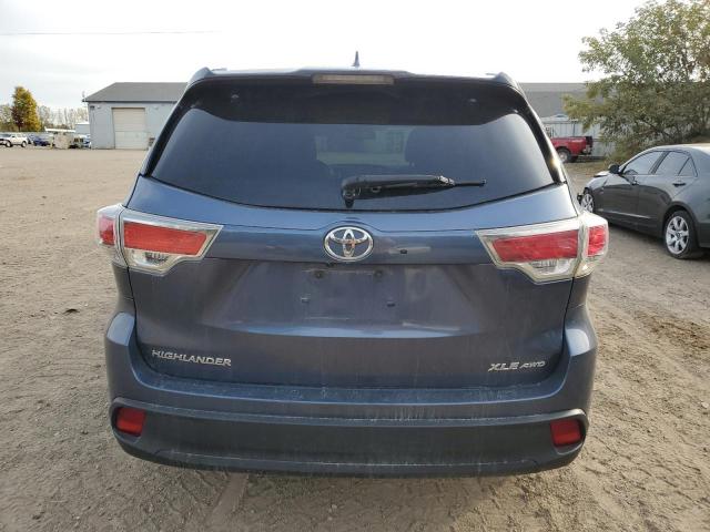 2016 Toyota Highlander VIN 5TDJKRFH0GS235621 COPART salvage auction — FRONT END, Mi - Certificate Of Title, sold $300 on 2026-07-01 (photo 6)