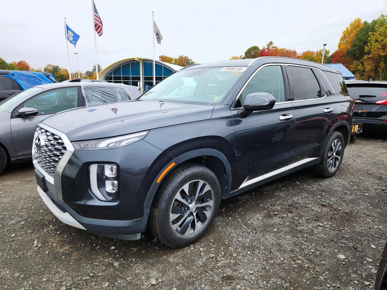 2020 Hyundai Palisade VIN KM8R2DHEXLU040328 — COPART salvage auction photo