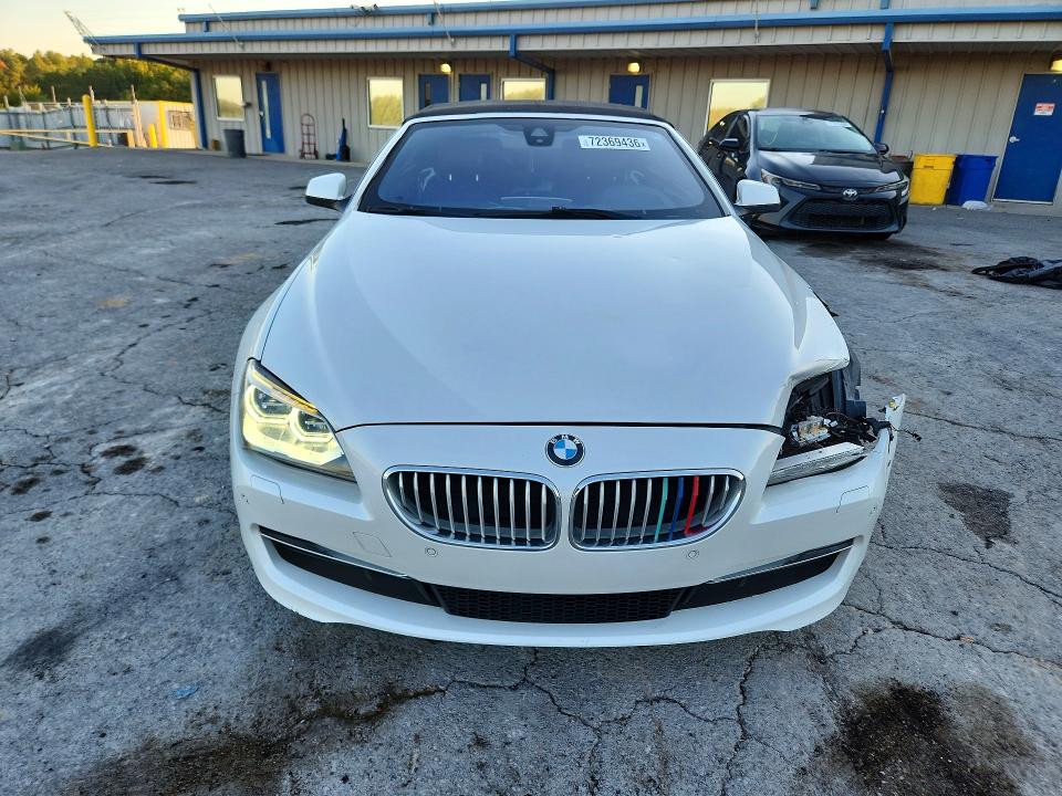 2014 BMW 6er VIN WBAYP9C50ED168986 COPART salvage auction — FRONT END, Salvage Title, sold $1,700 on 2026-10-22 (photo 5)
