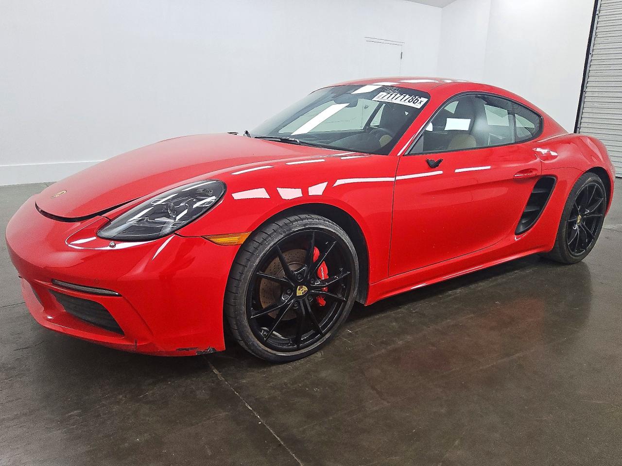 2022 Porsche Cayman VIN WP0AB2A86NS263183 — COPART salvage auction photo