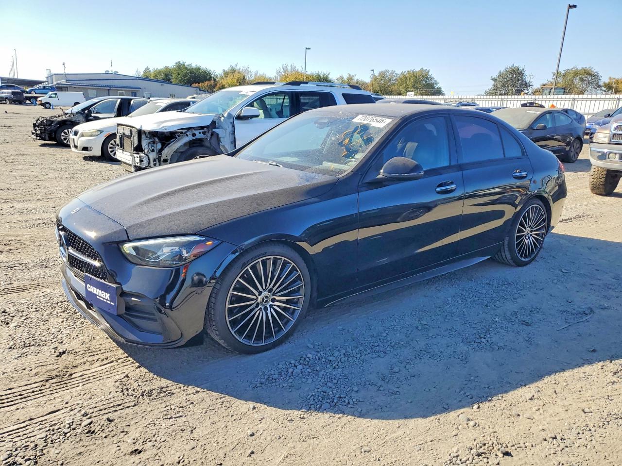 2022 Mercedes-Benz C-Class VIN W1KAF4HB6NR012971 — COPART salvage auction photo
