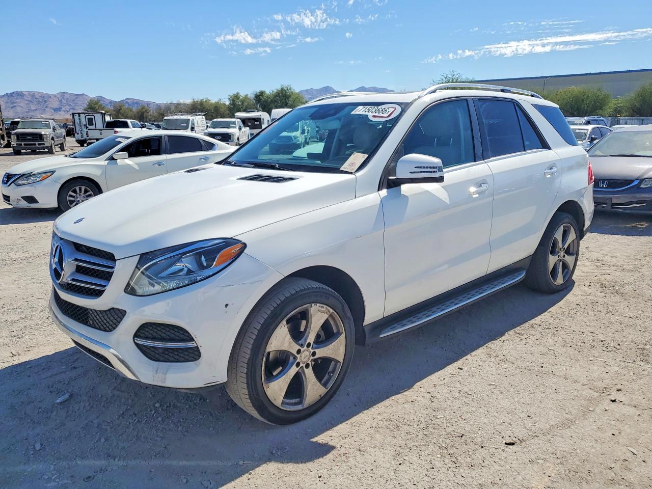 2016 Mercedes-Benz GLE-Class VIN 4JGDA5JB2GA707404 — COPART salvage auction photo