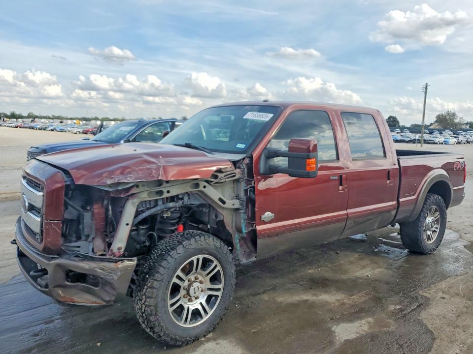 2015 Ford F-250 super duty VIN 1FT7W2BT8FEB51406 COPART salvage auction — FRONT END, Tx - Certificate Of Title (P), sold $9,800 on 2026-10-12 (photo 1)