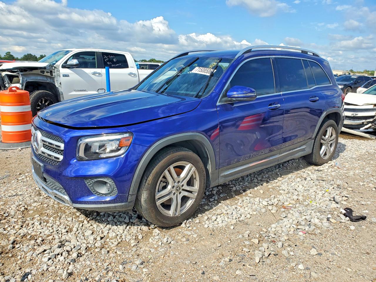 2021 Mercedes-Benz GLB-Class VIN W1N4M4GB1MW145015 — COPART salvage auction photo