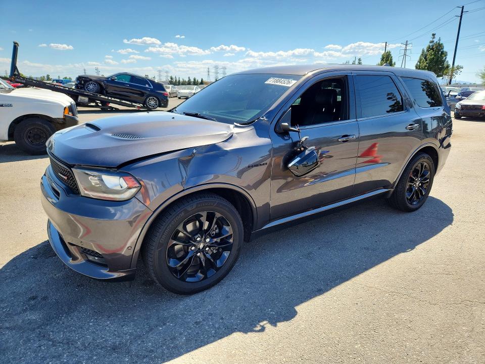 2020 Dodge Durango VIN 1C4SDHCT7LC431391 COPART salvage auction — REAR END, CA - SALVAGE CERTIFICATE, sold $8,800 on 2026-10-13 (photo 1)