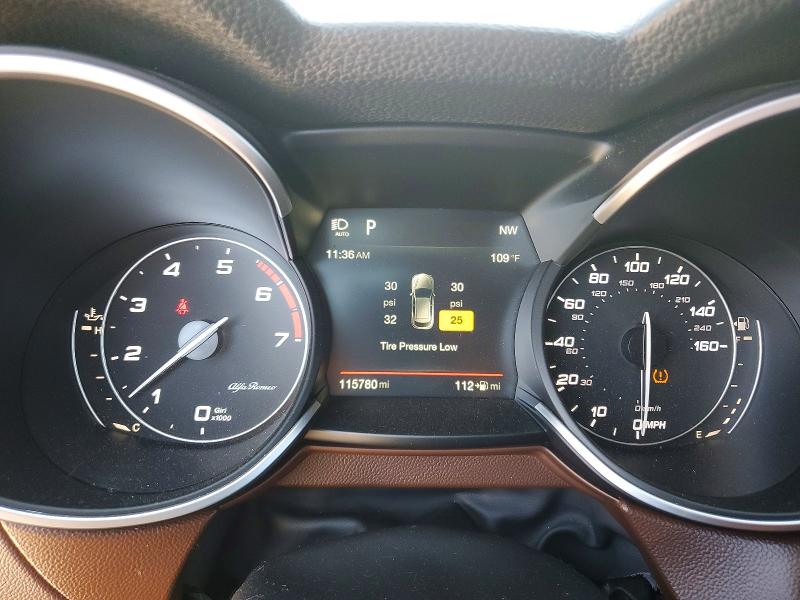 2018 Alfa romeo Stelvio VIN ZASFAKPN2J7B83051 COPART salvage auction — FRONT END, NV - SALVAGE TITLE, sold $4,750 on 2026-10-13 (photo 9)