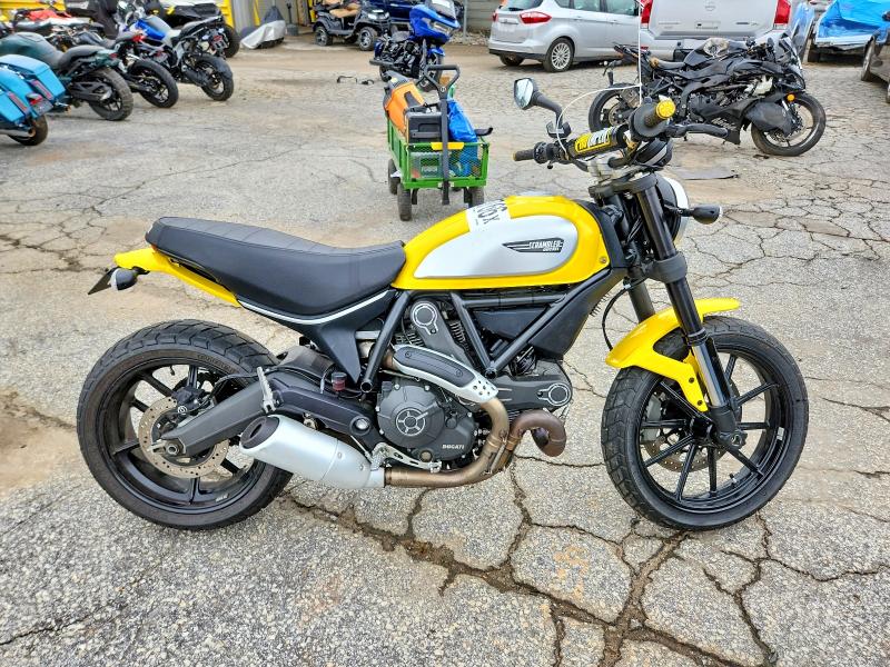 2016 Ducati Scrambler VIN ML015ANM7GT005891 COPART salvage auction — MECHANICAL, GA - CERTIFICATE OF TITLE, sold $950 on 2026-10-15 (photo 1)