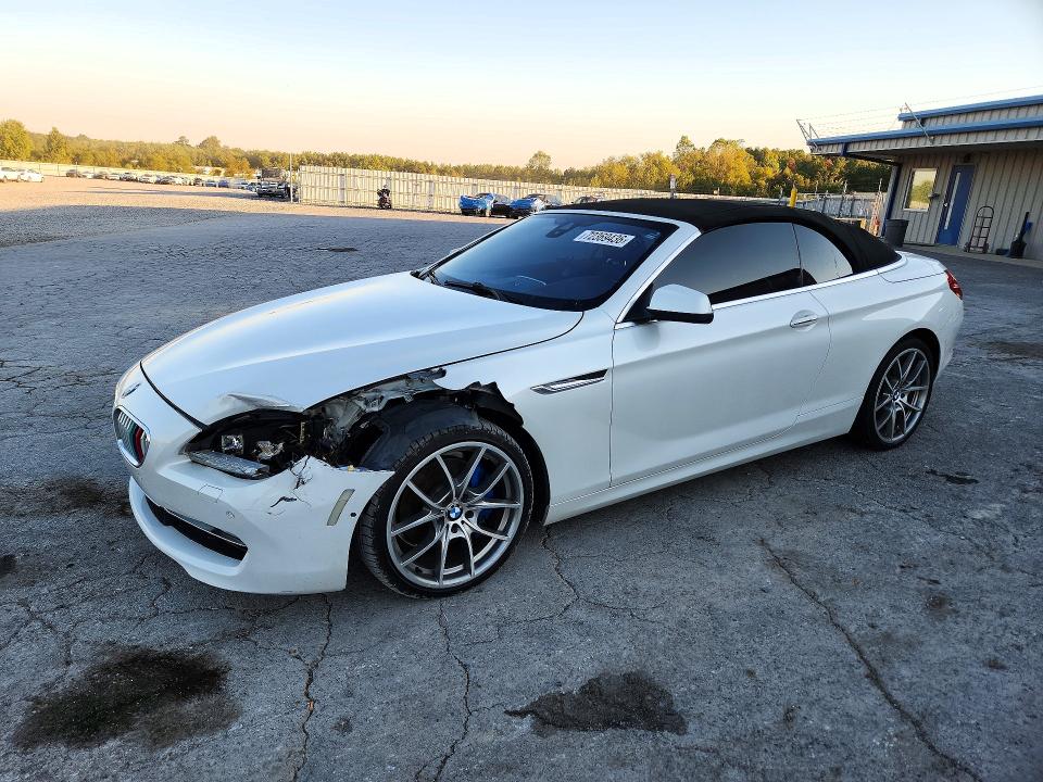 2014 BMW 6er VIN WBAYP9C50ED168986 COPART salvage auction — FRONT END, Salvage Title, sold $1,700 on 2026-10-22 (photo 1)
