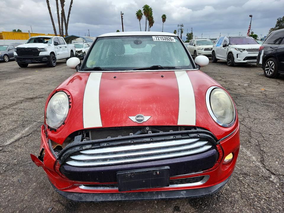 2017 Mini Cooper VIN WMWXP5C51H3B77634 COPART salvage auction — FRONT END, CA, sold $1,350 on 2026-10-23 (photo 5)