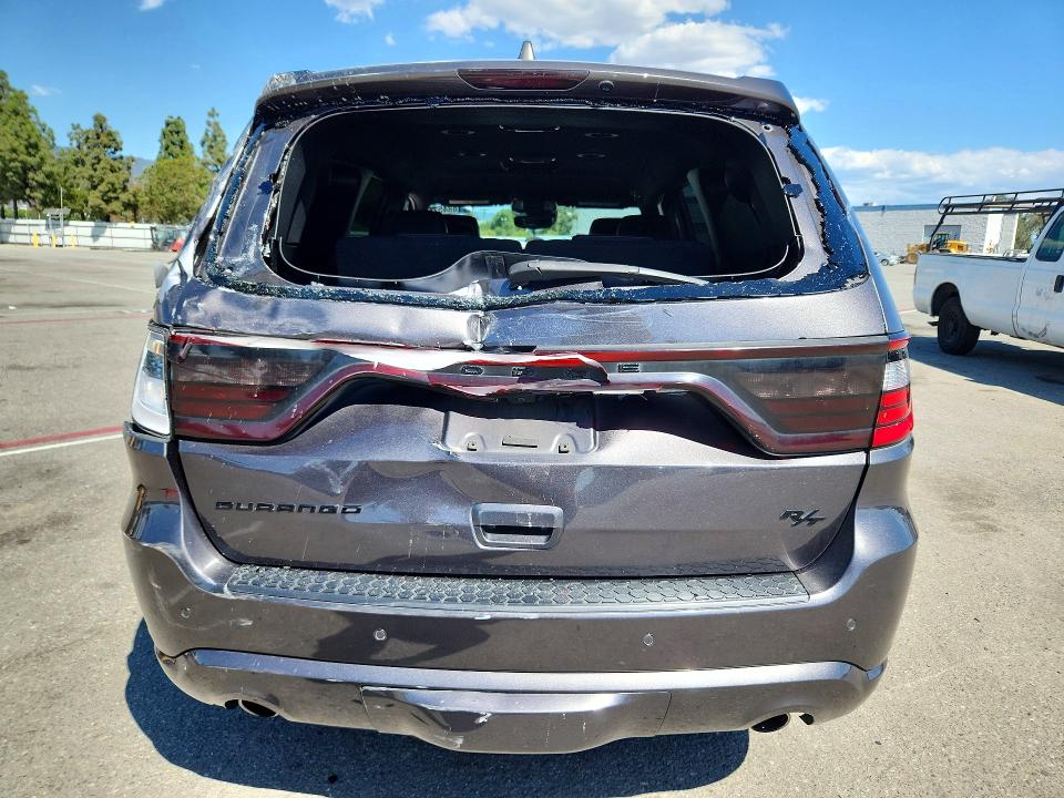 2020 Dodge Durango VIN 1C4SDHCT7LC431391 COPART salvage auction — REAR END, CA - SALVAGE CERTIFICATE, sold $8,800 on 2026-10-13 (photo 6)