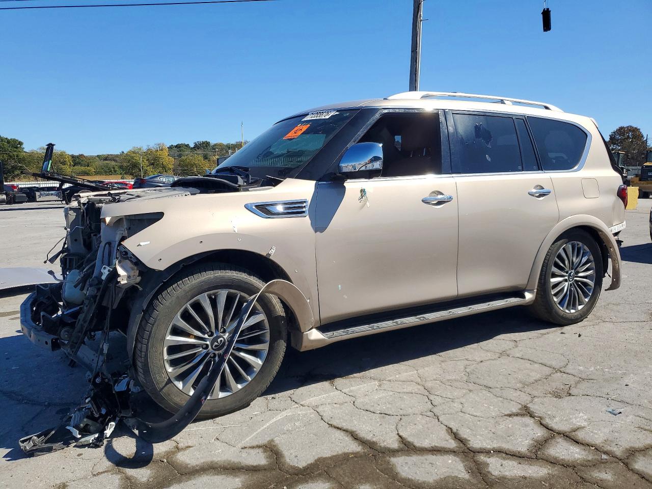 2021 Infiniti QX80 VIN JN8AZ2BE5M9271219 — COPART salvage auction photo