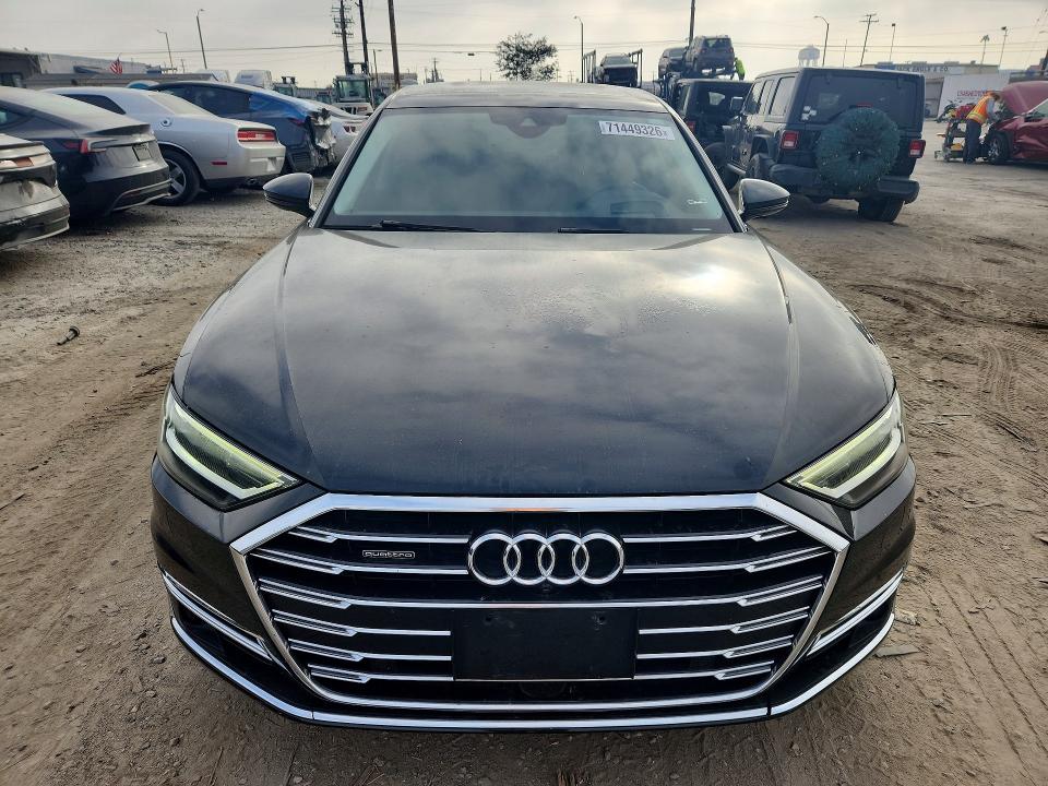 2019 Audi A8 VIN WAU8DAF86KN011887 COPART salvage auction — MECHANICAL, CA - SALVAGE CERTIFICATE, sold $13,500 on 2026-10-08 (photo 5)