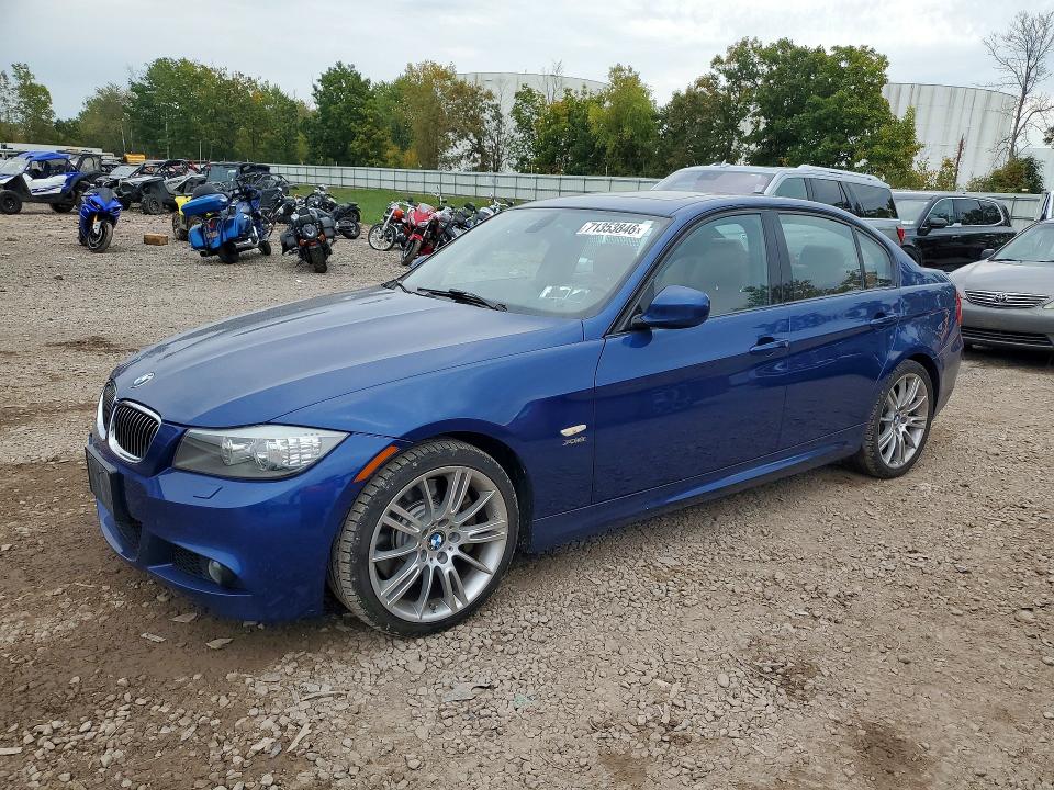 2011 BMW 3 series VIN WBAPL5C58BA918521 COPART salvage auction — MECHANICAL, NY - CERTIFICATE OF TITLE, sold $250 on 2026-10-04 (photo 1)