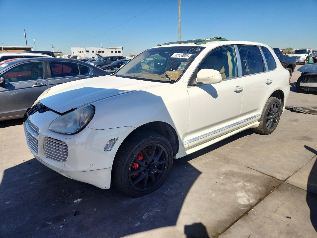 2006 Porsche Cayenne VIN WP1AC29P66LA90607 — COPART salvage auction photo