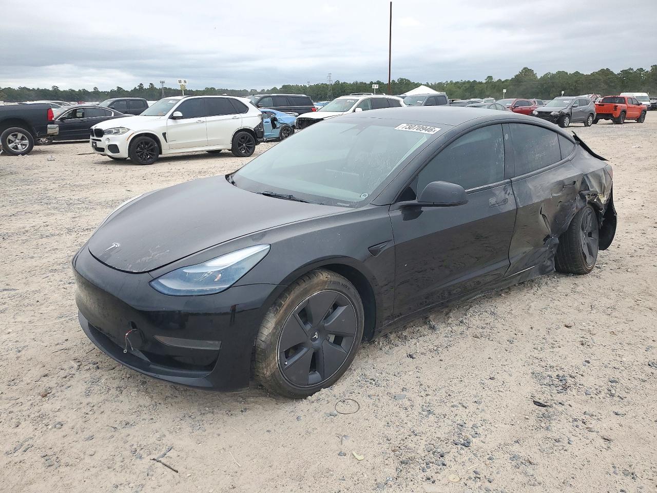 2023 Tesla Model 3 VIN 5YJ3E1EA4PF460120 — COPART salvage auction photo