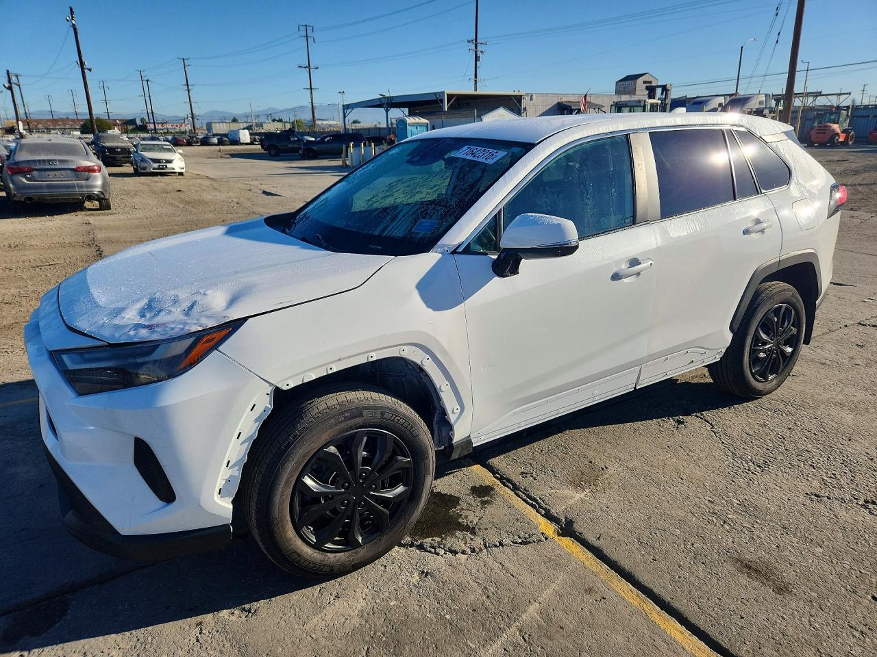 2025 Toyota RAV4 VIN 2T3K1RFVXSW437340 — COPART salvage auction photo