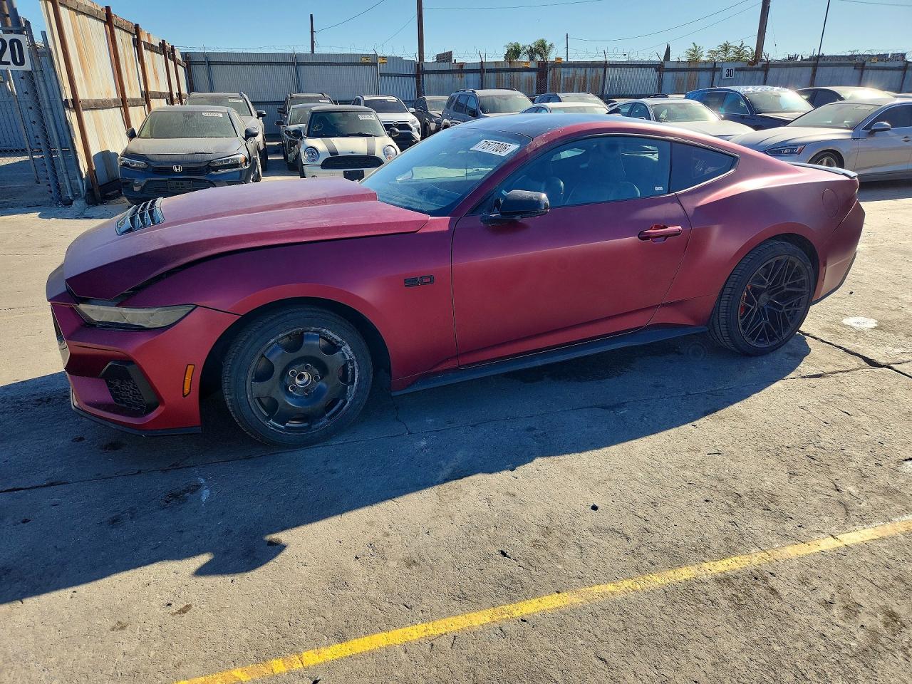 2025 Ford Mustang VIN 1FA6P8CF8S5408553 — COPART salvage auction photo