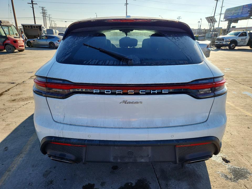 2024 Porsche Macan VIN WP1AA2A53RLB04497 COPART salvage auction — FRONT END, Ca - Salvage Certificate, sold $13,600 on 2026-10-15 (photo 6)