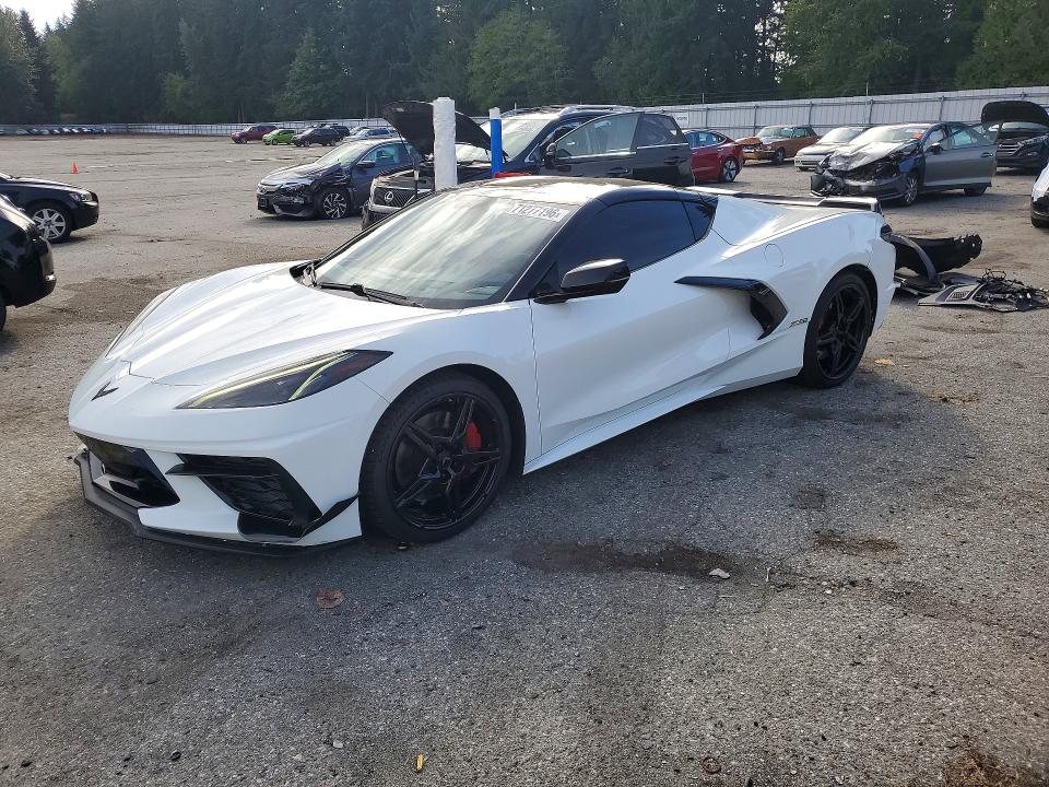 2021 Chevrolet Corvette stingray VIN 1G1YB2D40M5117553 — COPART salvage auction photo