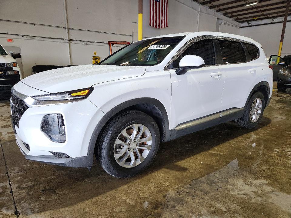 2019 Hyundai Santa fe VIN 5NMS23AD9KH128469 — COPART salvage auction photo