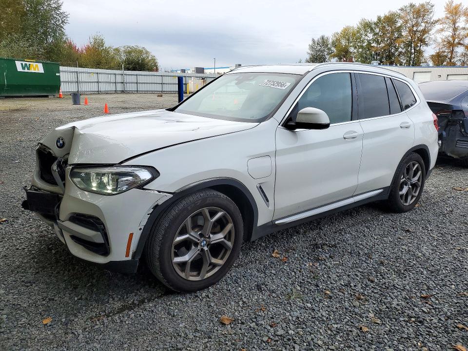 2021 BMW X3 VIN 5UXTS1C05M9F50595 — COPART salvage auction photo