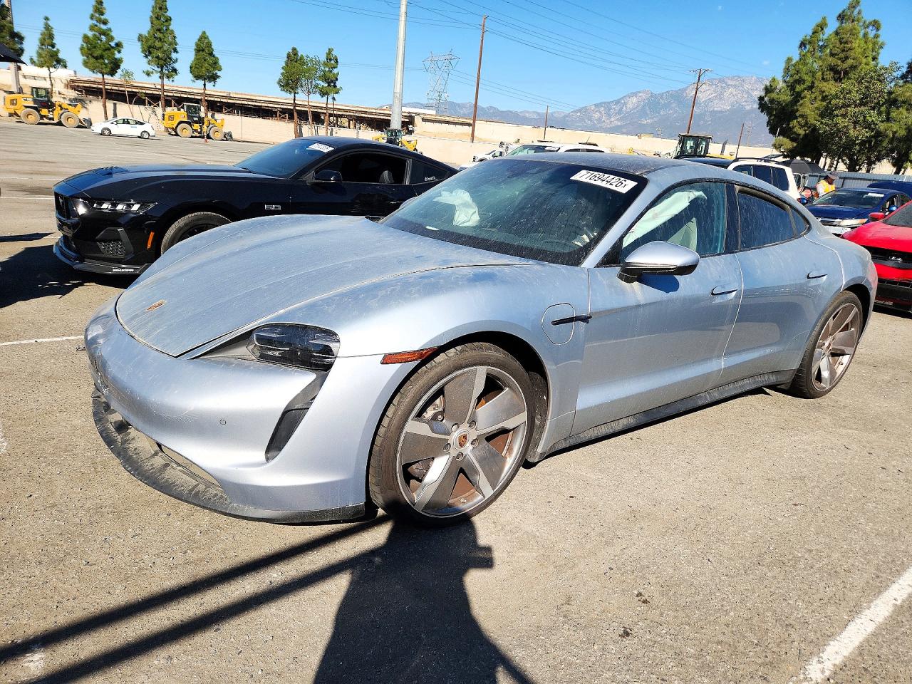 2021 Porsche Taycan VIN WP0AA2Y15MSA18811 — COPART salvage auction photo