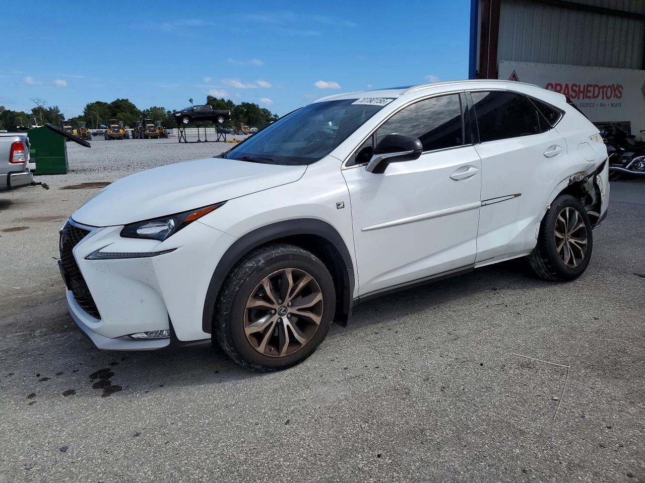2016 Lexus NX VIN JTJBARBZ0G2062628 — COPART salvage auction photo